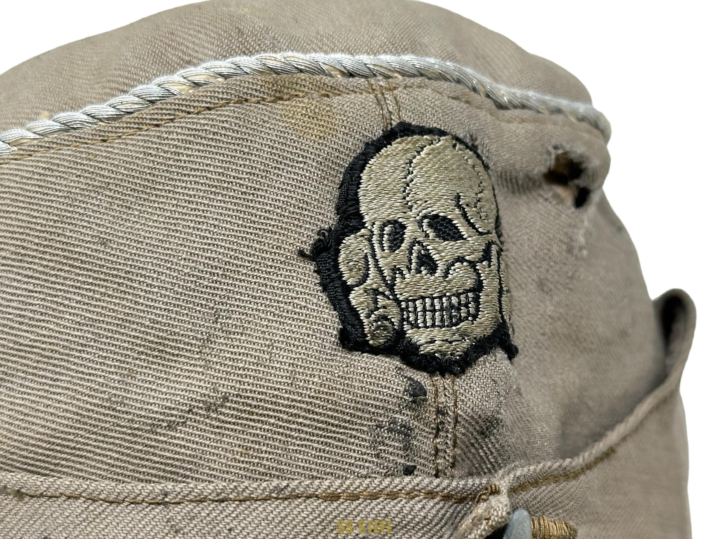 Killer SS Officer's M43 Cap, Possible Southern Front - Image 16