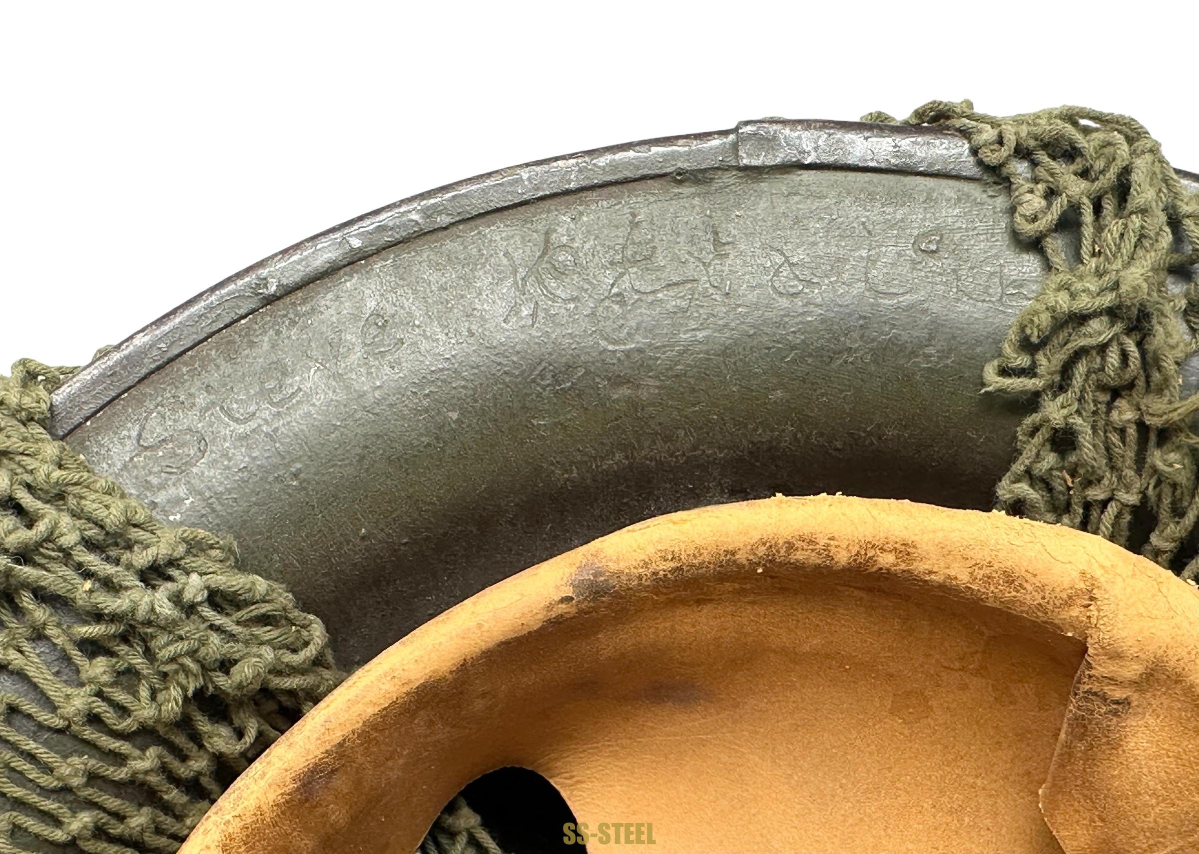 (J.dem.)WW2 US M1917a1 Kelly Helmet Named - Image 12