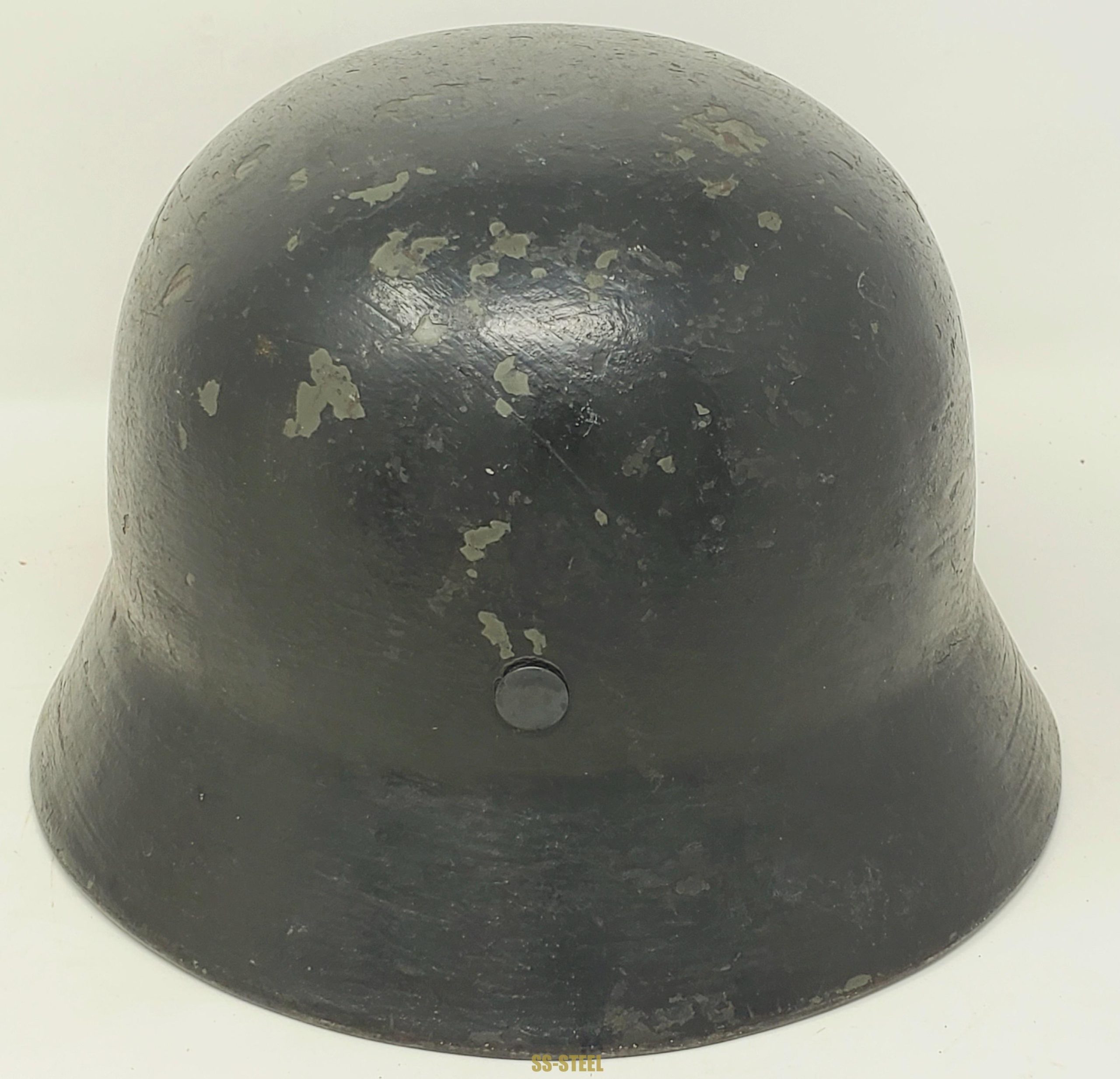 Early War Heer M35 Feldgrau Overpaint Helmet - Image 3