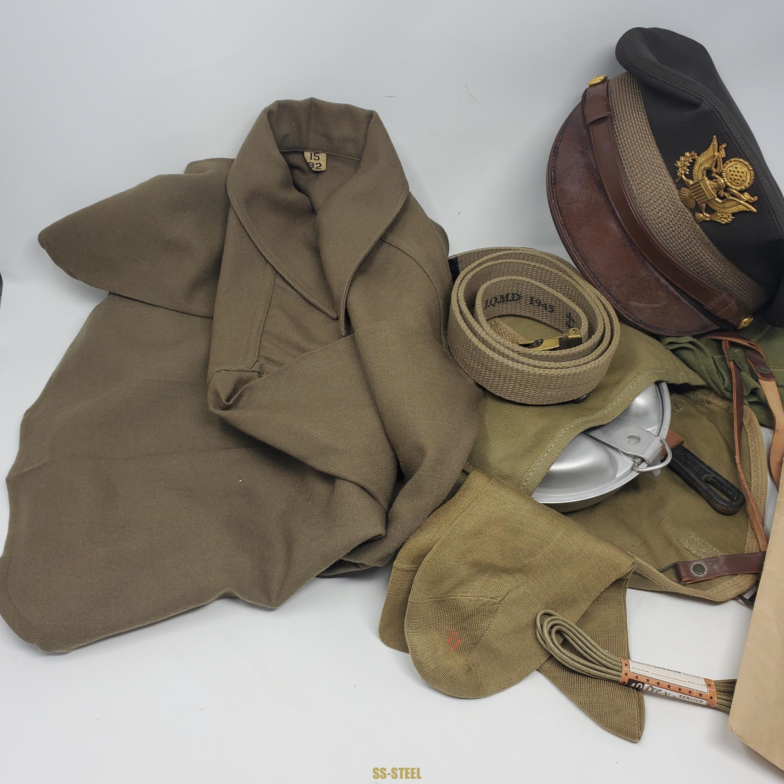 (JS)US WWII Clothing, Accessories and Mess Kit, Unissued - Image 2