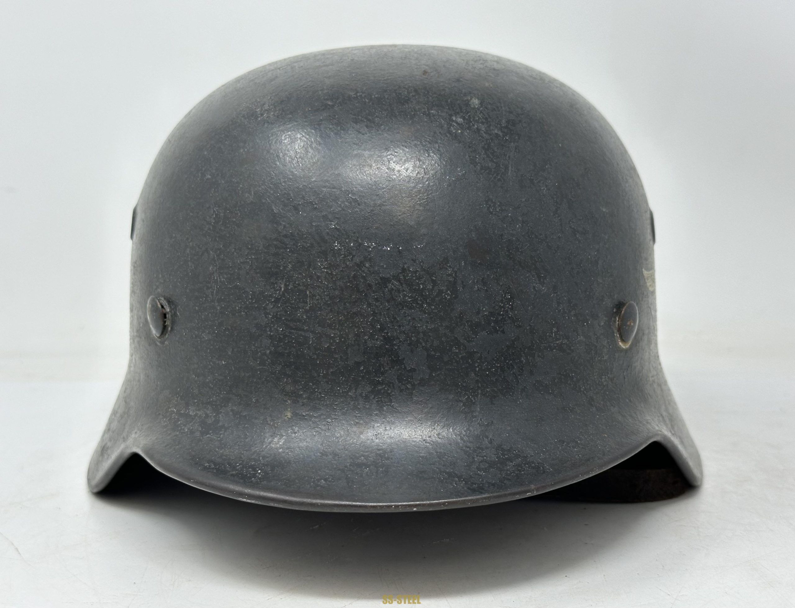 Luftwaffe M40 Single D Flak Camo Helmet Named - Image 4