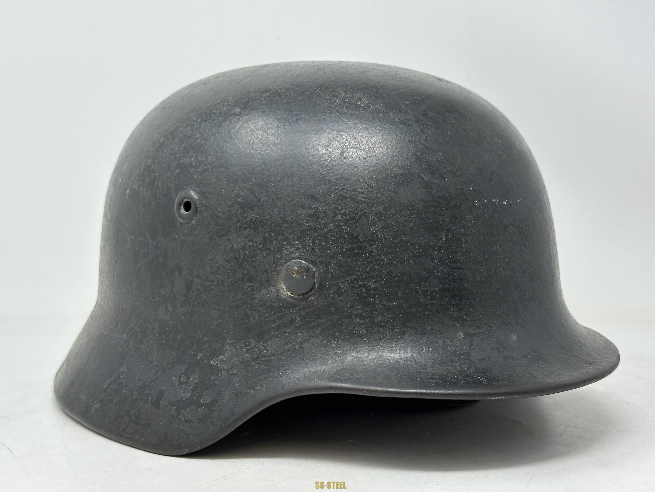 Luftwaffe M40 Single D Flak Camo Helmet Named - Image 5