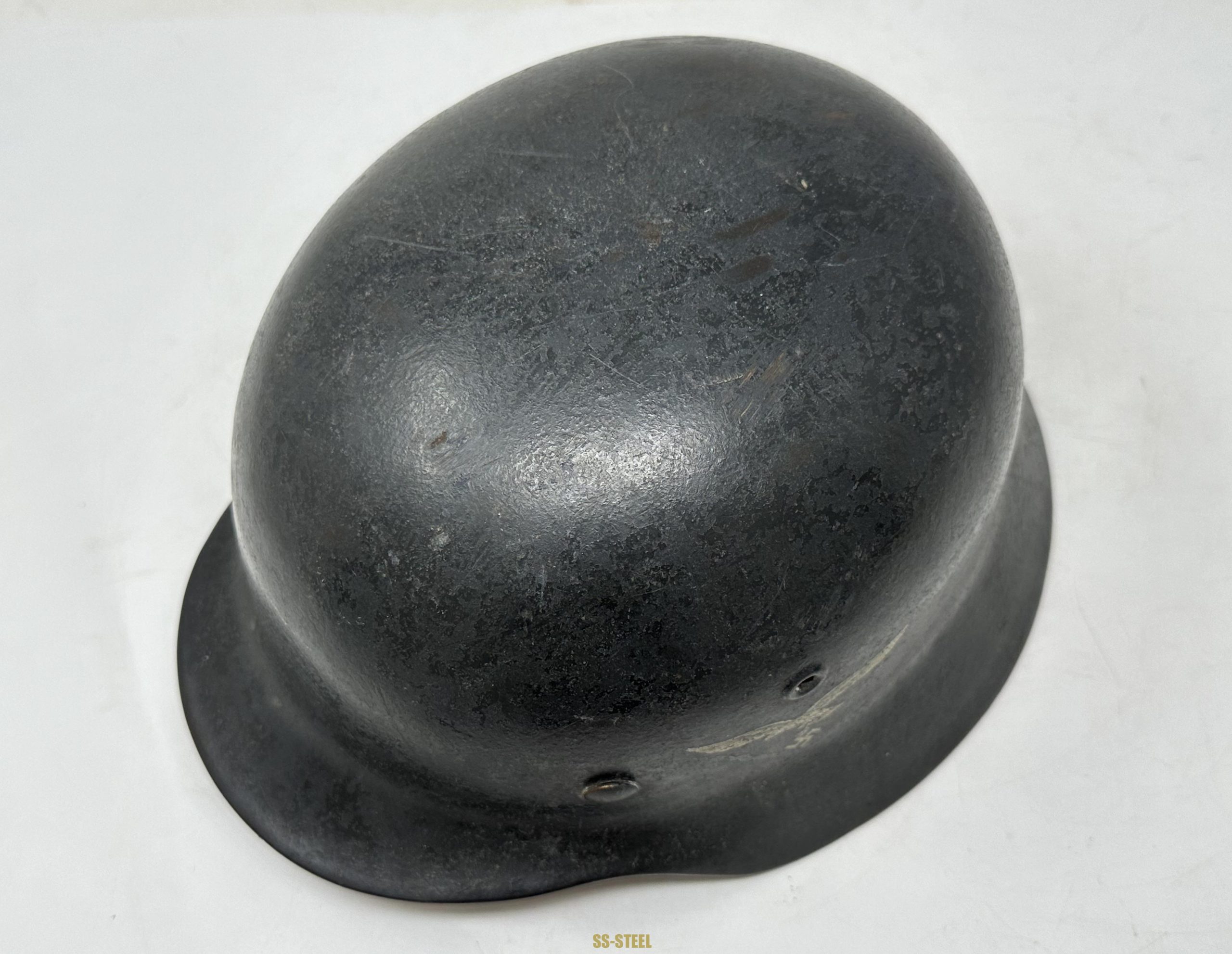 Luftwaffe M40 Single D Flak Camo Helmet Named - Image 9