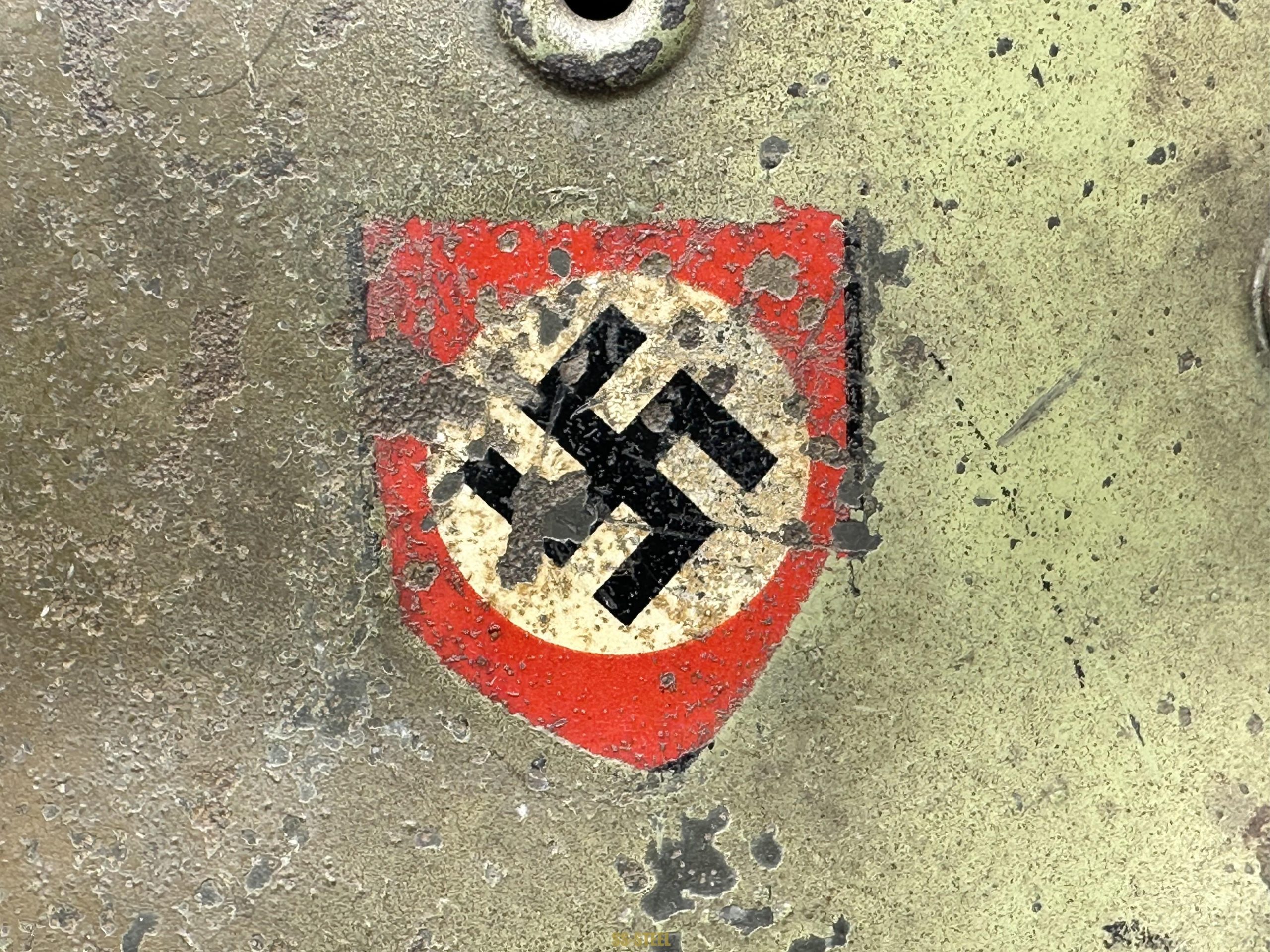 Police M40 Double Decal Camo Helmet - Image 11