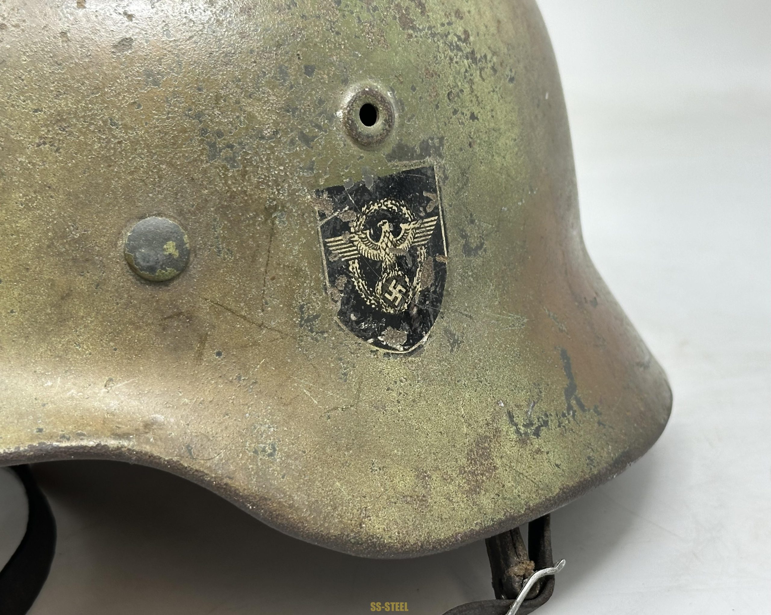 Police M40 Double Decal Camo Helmet - Image 14