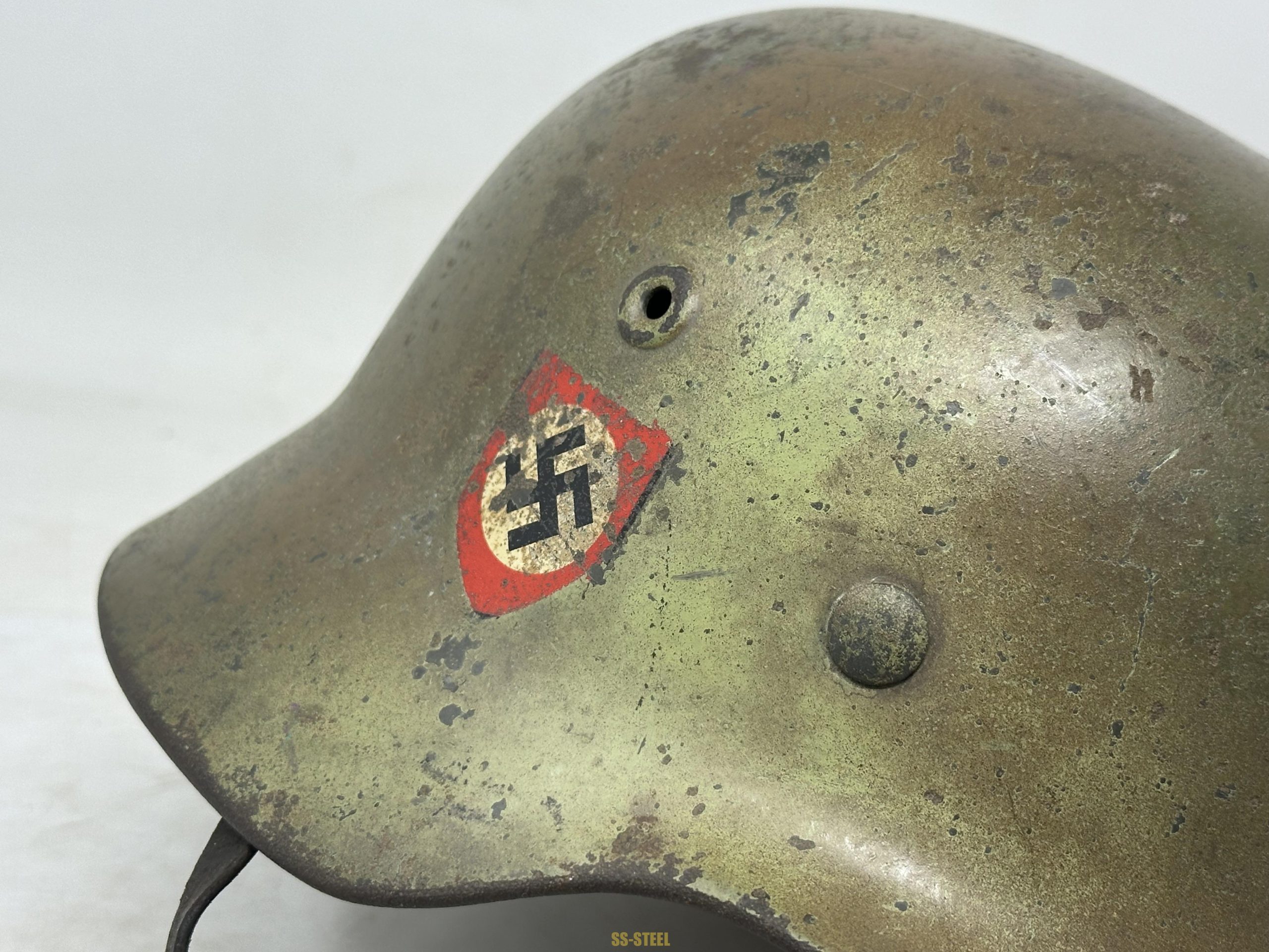 Police M40 Double Decal Camo Helmet - Image 15