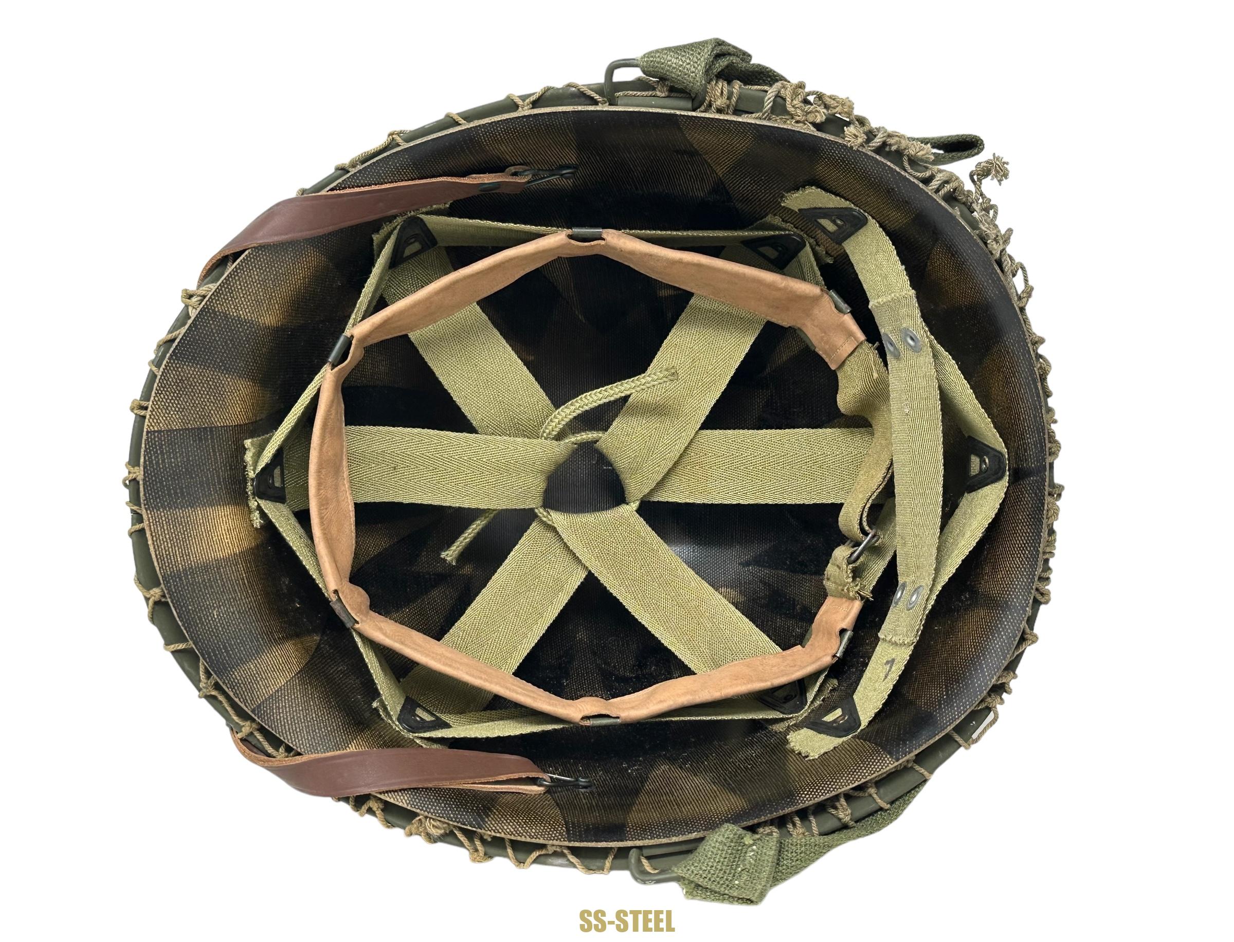 UNISSUED Netted US M1 Helmet - Image 9