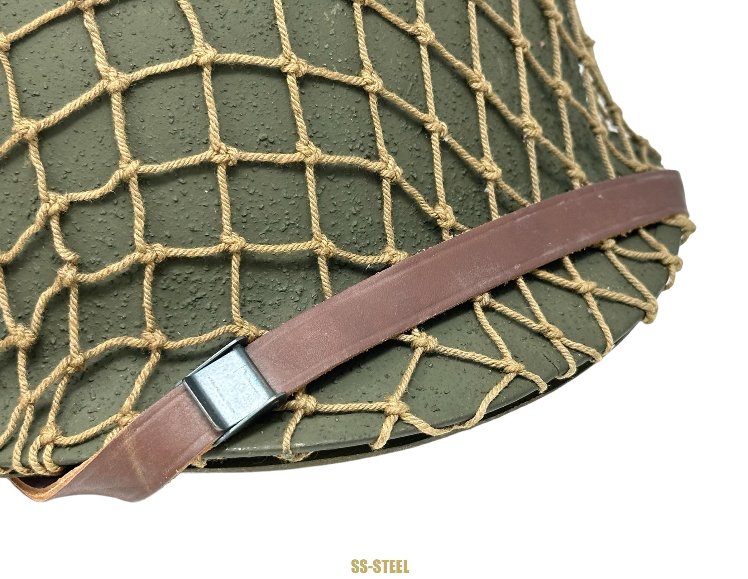 UNISSUED Netted US M1 Helmet - Image 11