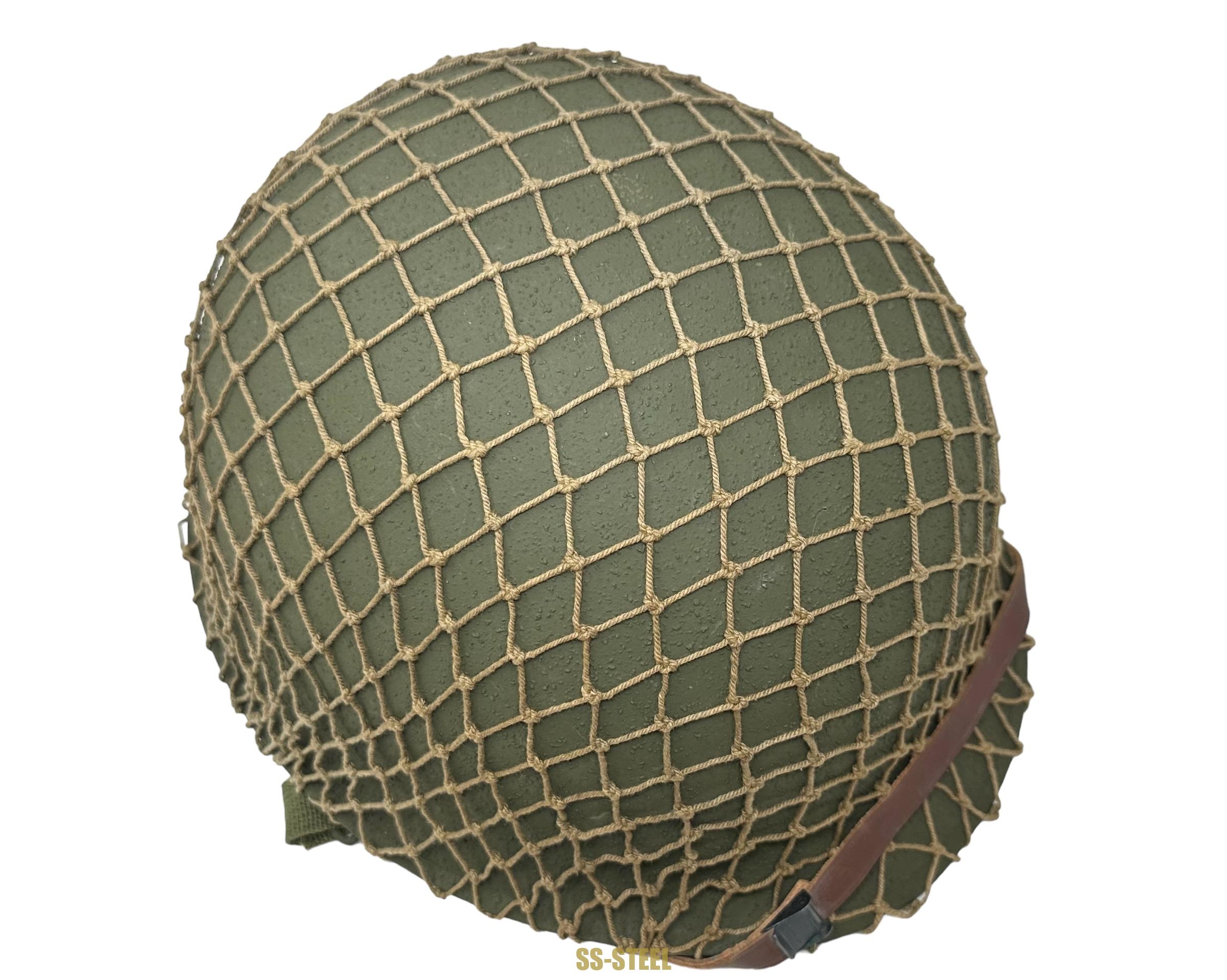 UNISSUED Netted US M1 Helmet - Image 25