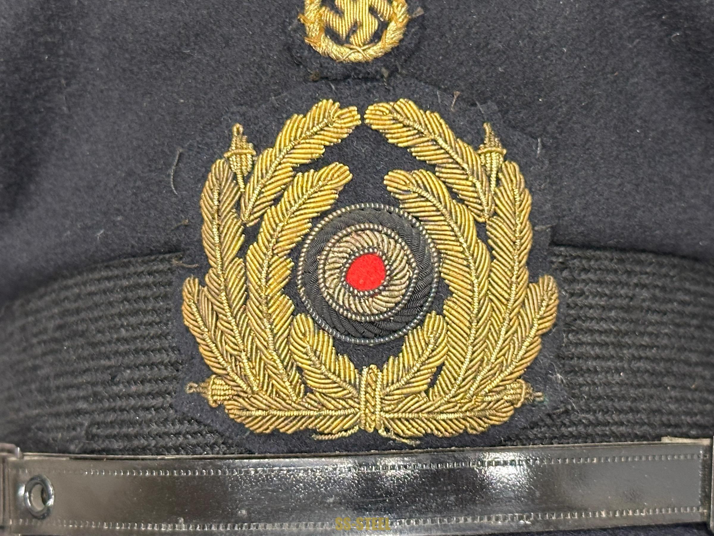 TOP Kriegsmarine Officer Visor Captain & Above - Image 5