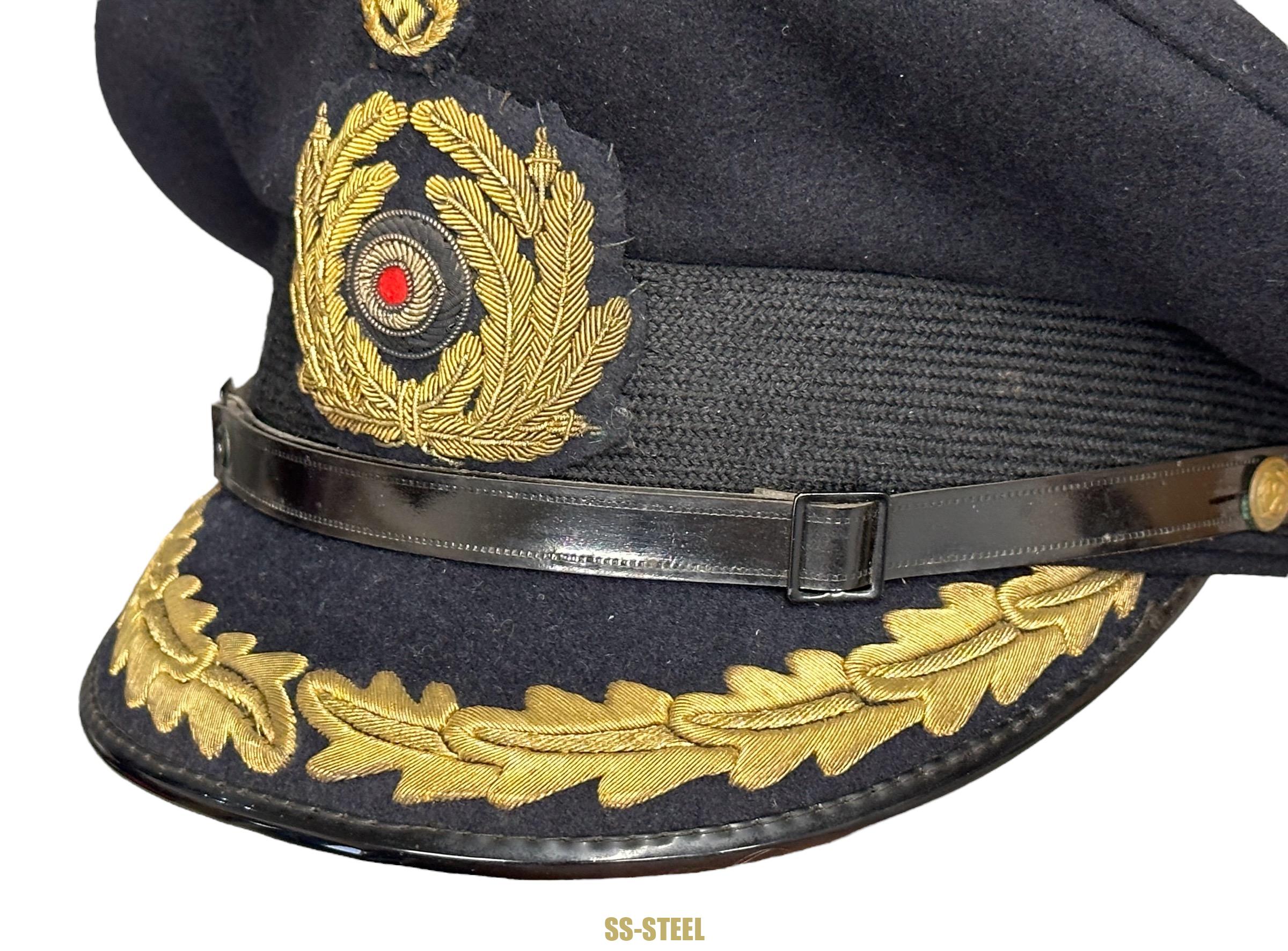 TOP Kriegsmarine Officer Visor Captain & Above - Image 7