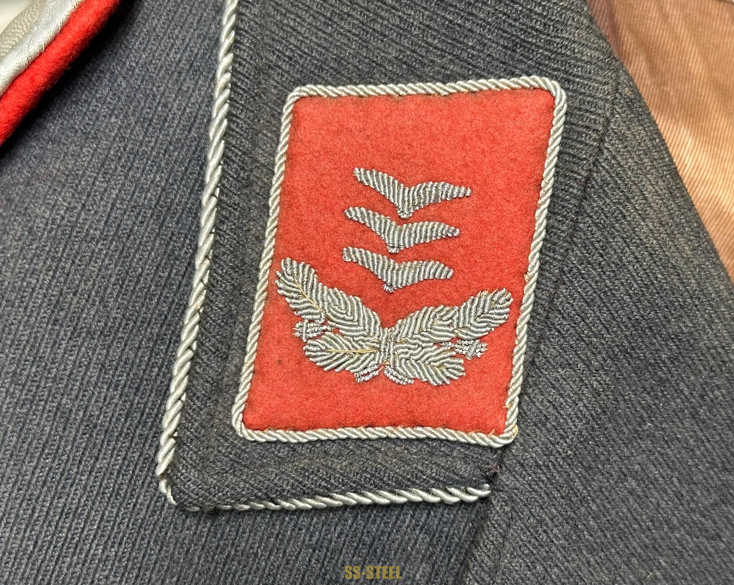 Luftwaffe Flak Officer's Complete Uniform, Veteran / Named - Image 4