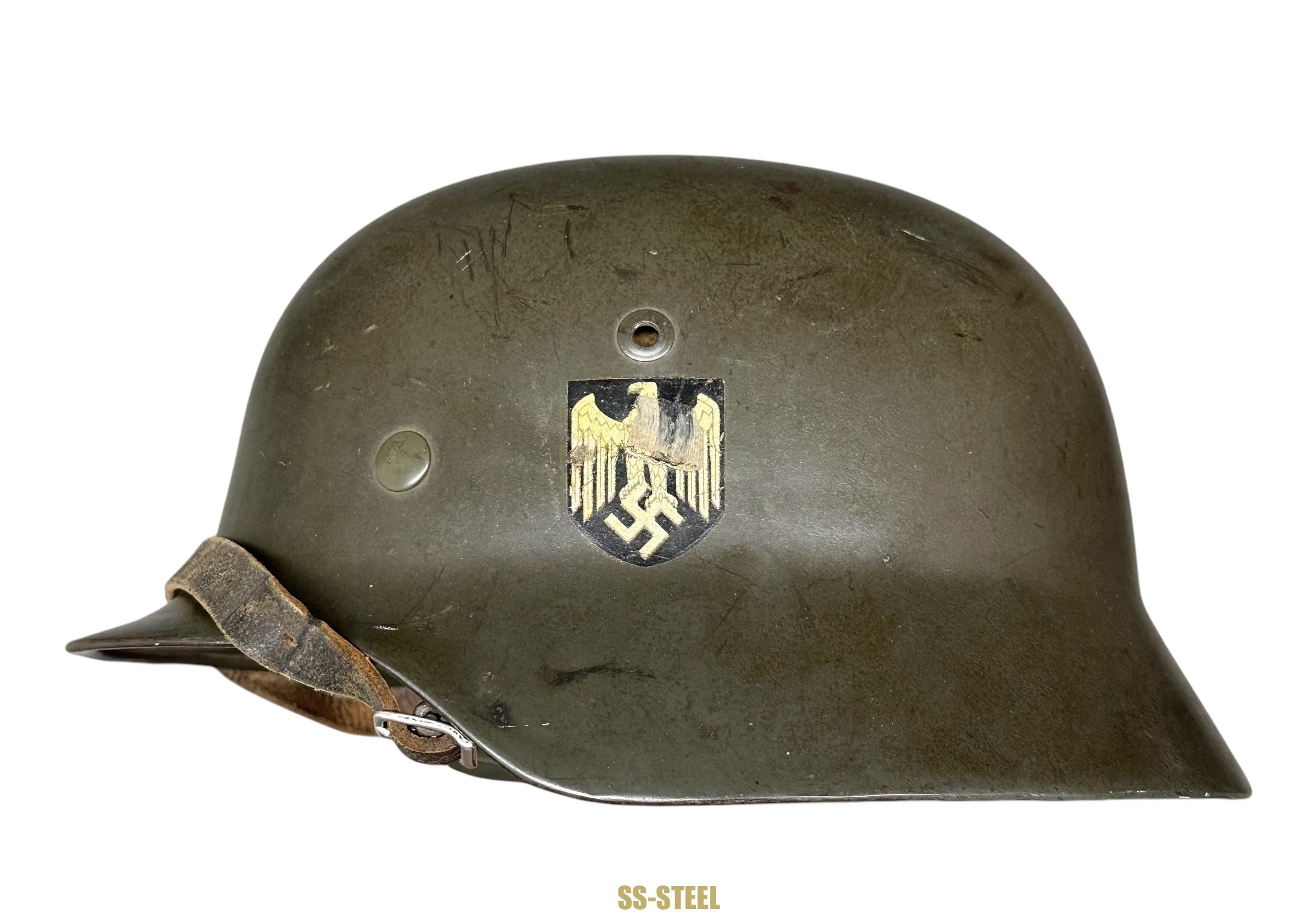 M35 Double Decal Heer Helmet Named