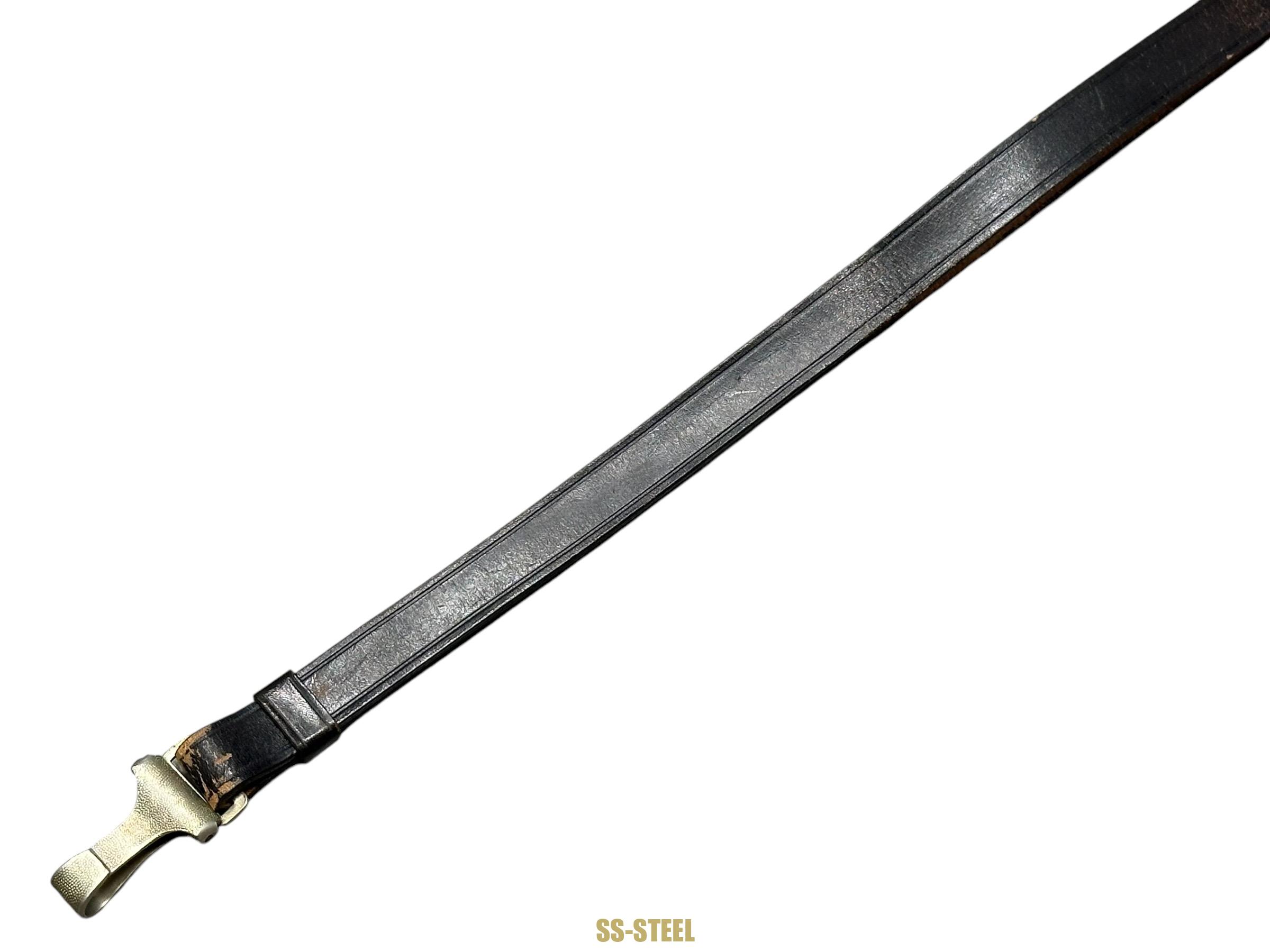 SS Leather Belt Cross Strap RZM UE 15 Carl Henkel - Image 3