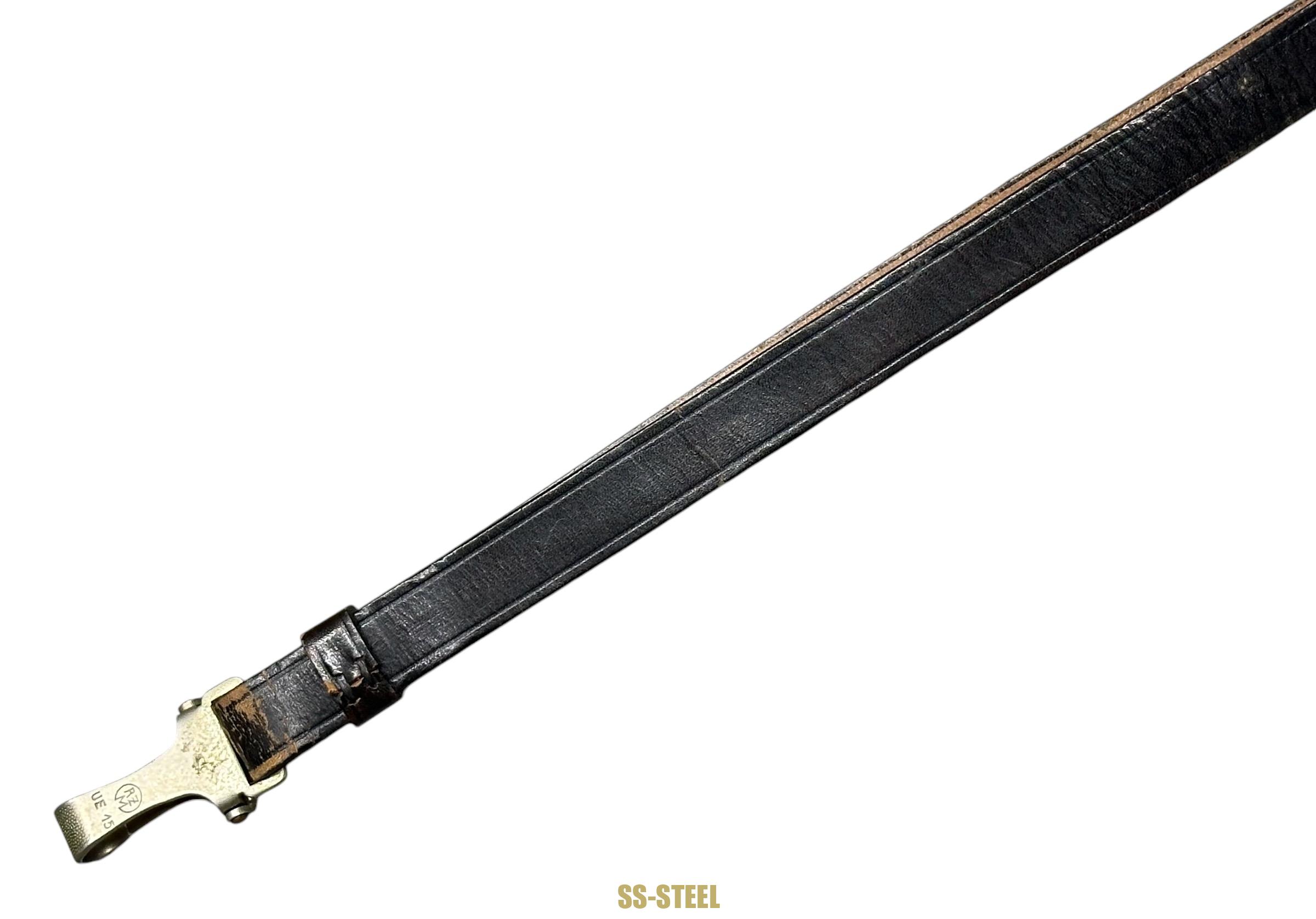 SS Leather Belt Cross Strap RZM UE 15 Carl Henkel - Image 5