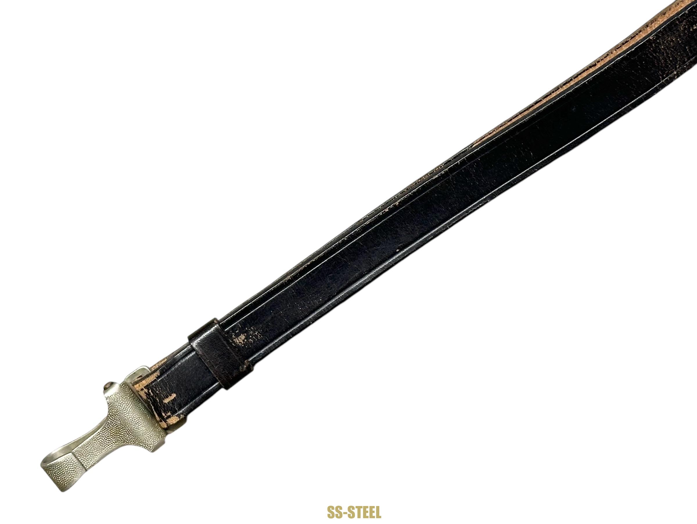 SS Leather Belt Cross Strap RZM UE 15 Carl Henkel - Image 7