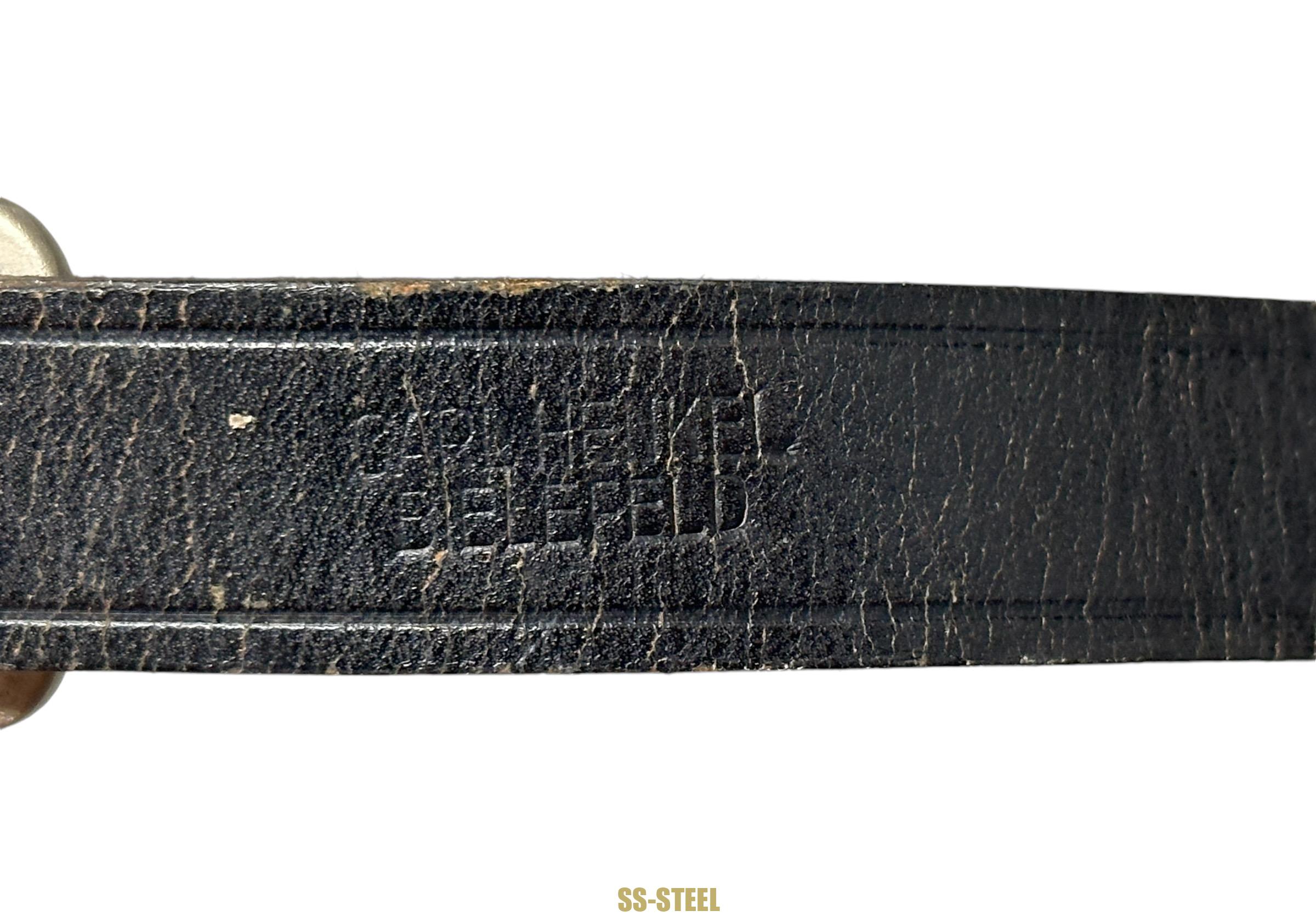 SS Leather Belt Cross Strap RZM UE 15 Carl Henkel - Image 8