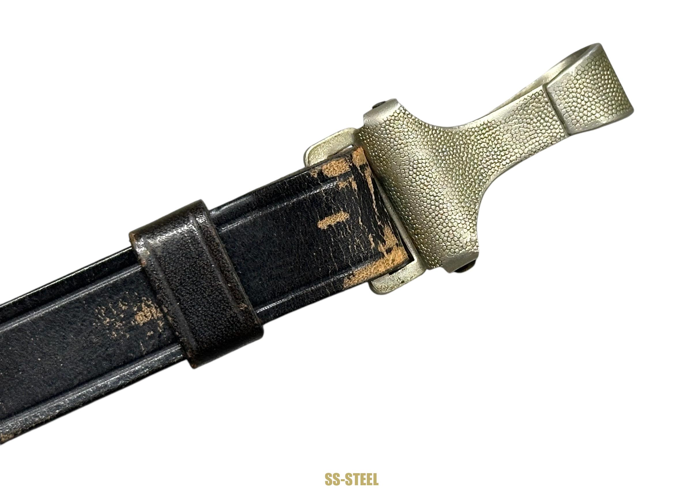 SS Leather Belt Cross Strap RZM UE 15 Carl Henkel - Image 12