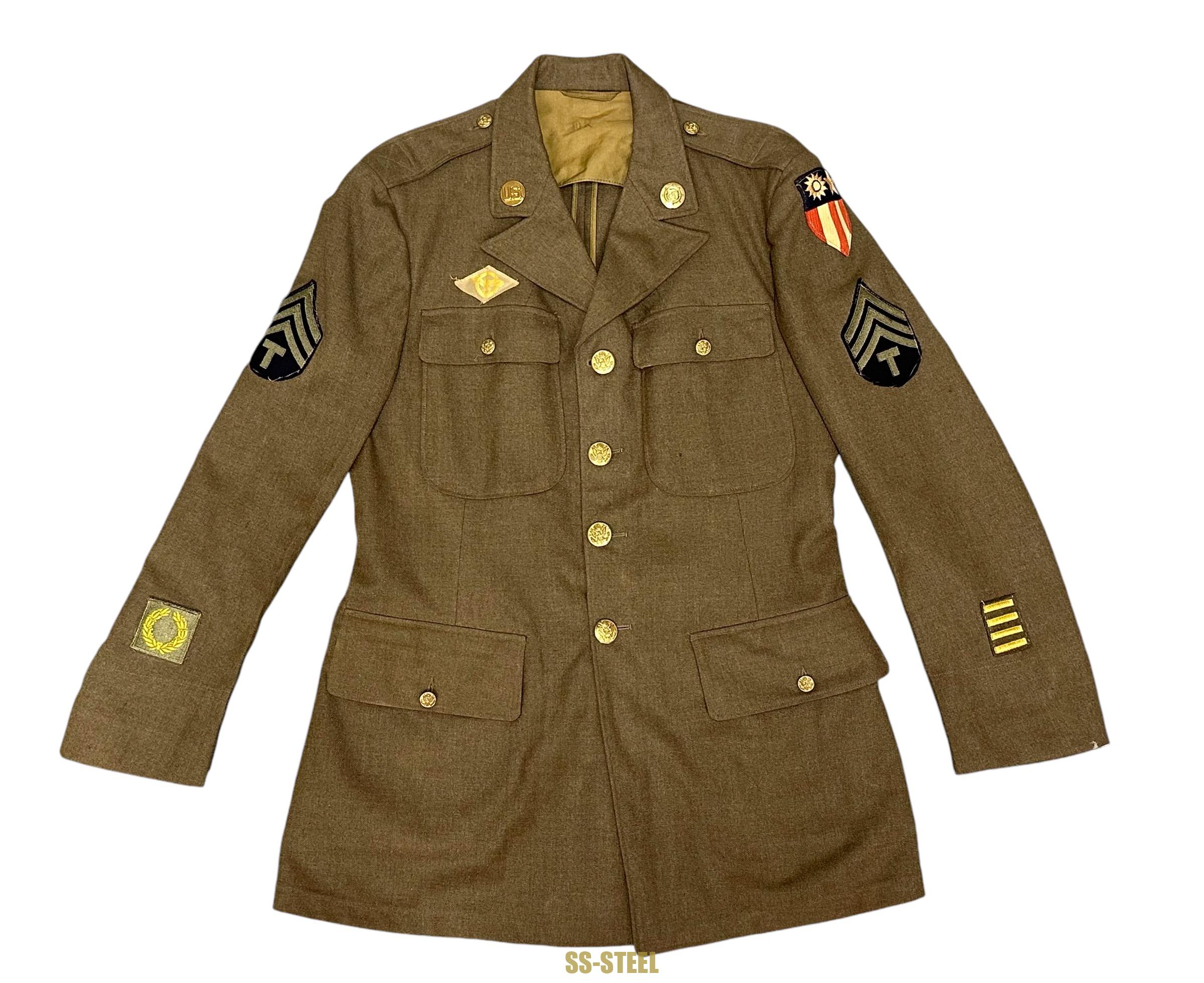 US CBI VET Pacific Grouping - Painted Samurai Sword,Uniform,Machete & Bayonet - Image 2