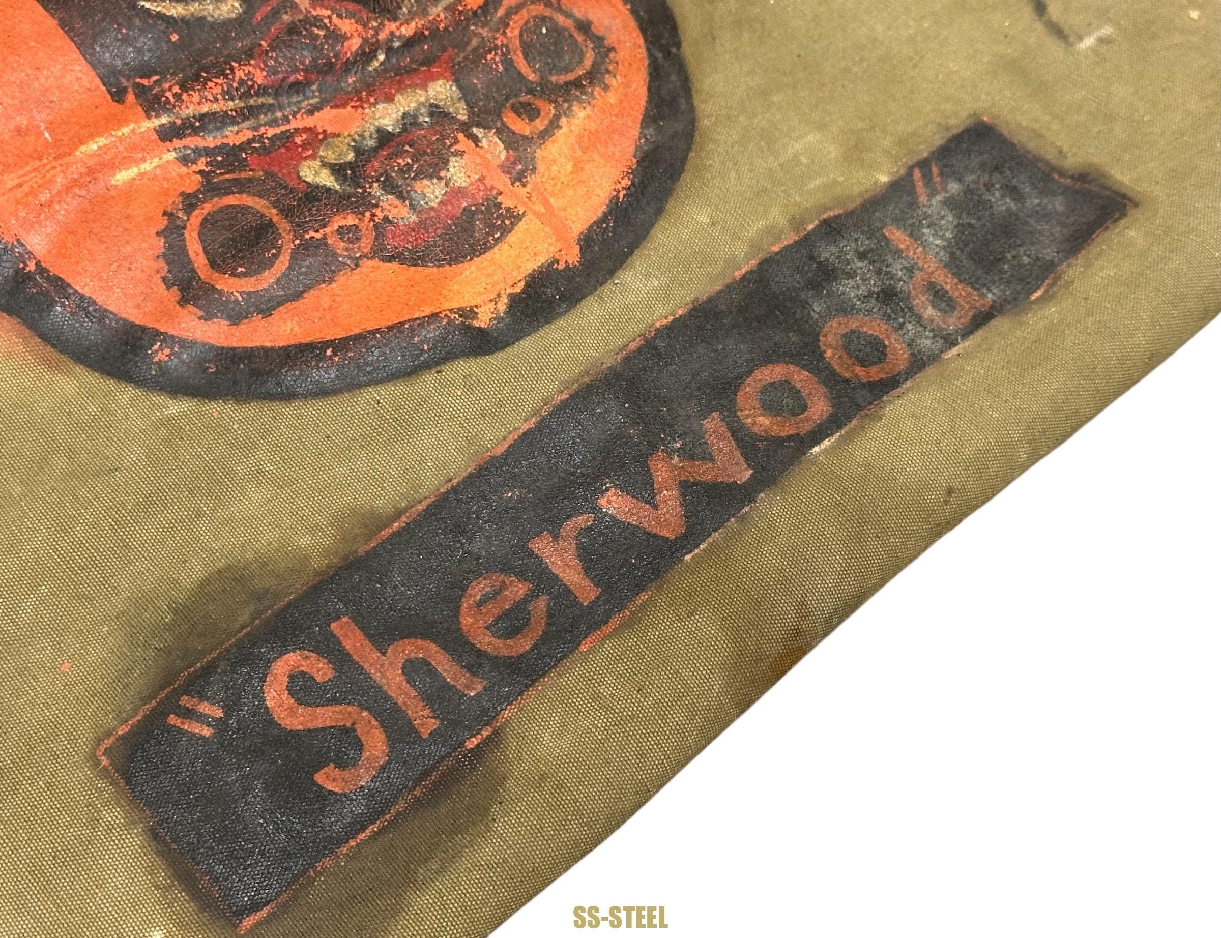 (G.B.) WWII US Tank Helmet w/ Vet Painted Sea Bag - Image 15