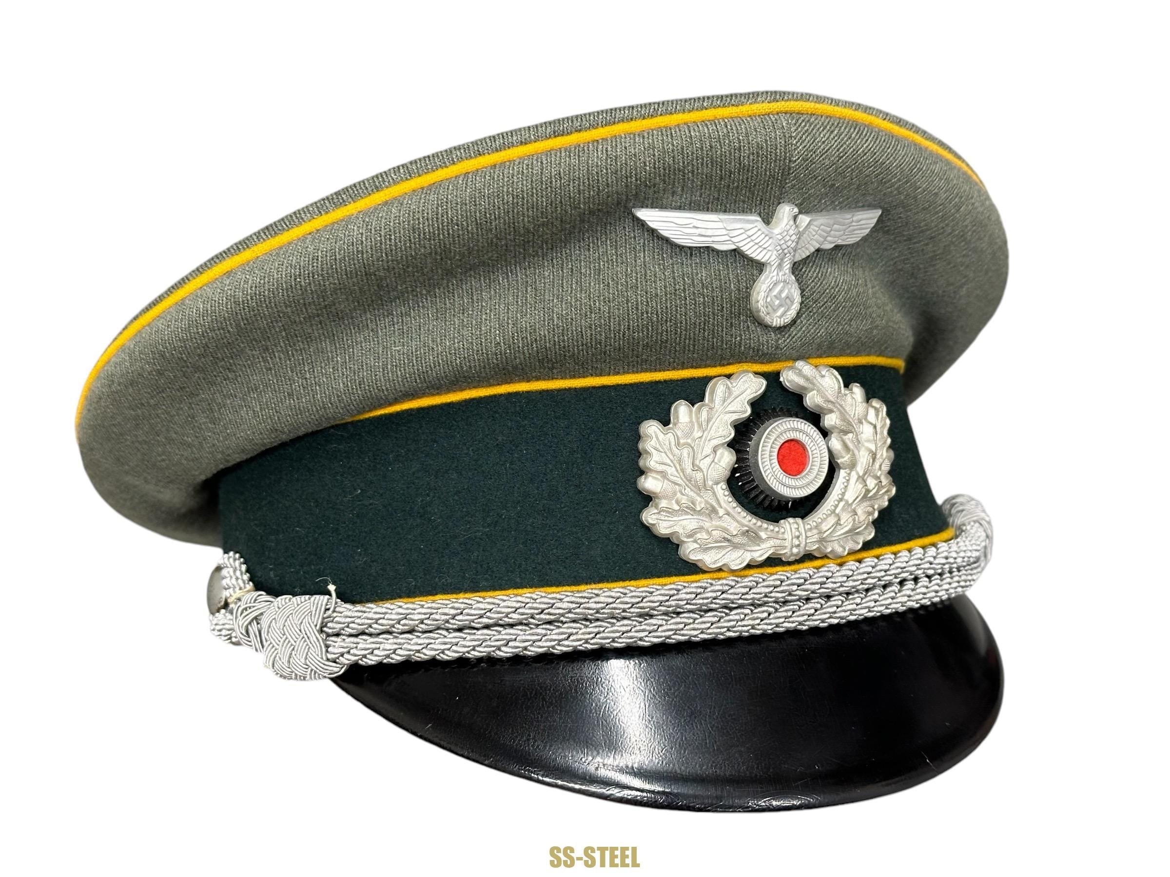 Cavalry Early Officer Visor 1938 Vet Marked - Image 3