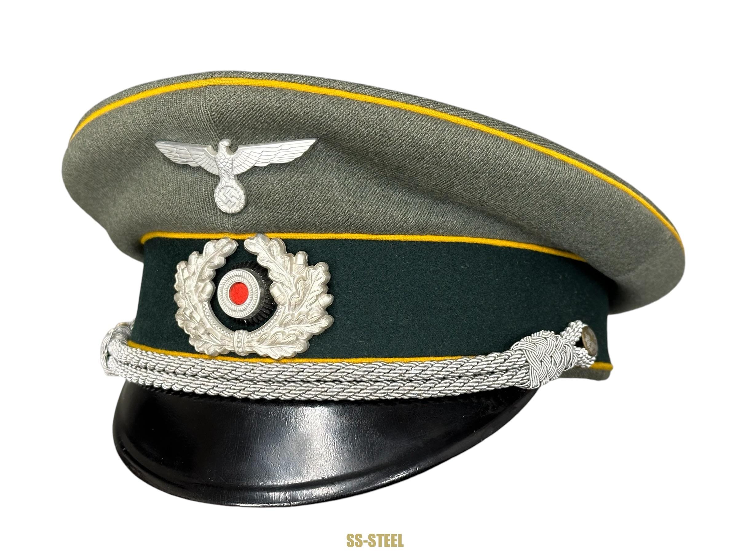 Cavalry Early Officer Visor 1938 Vet Marked - Image 5