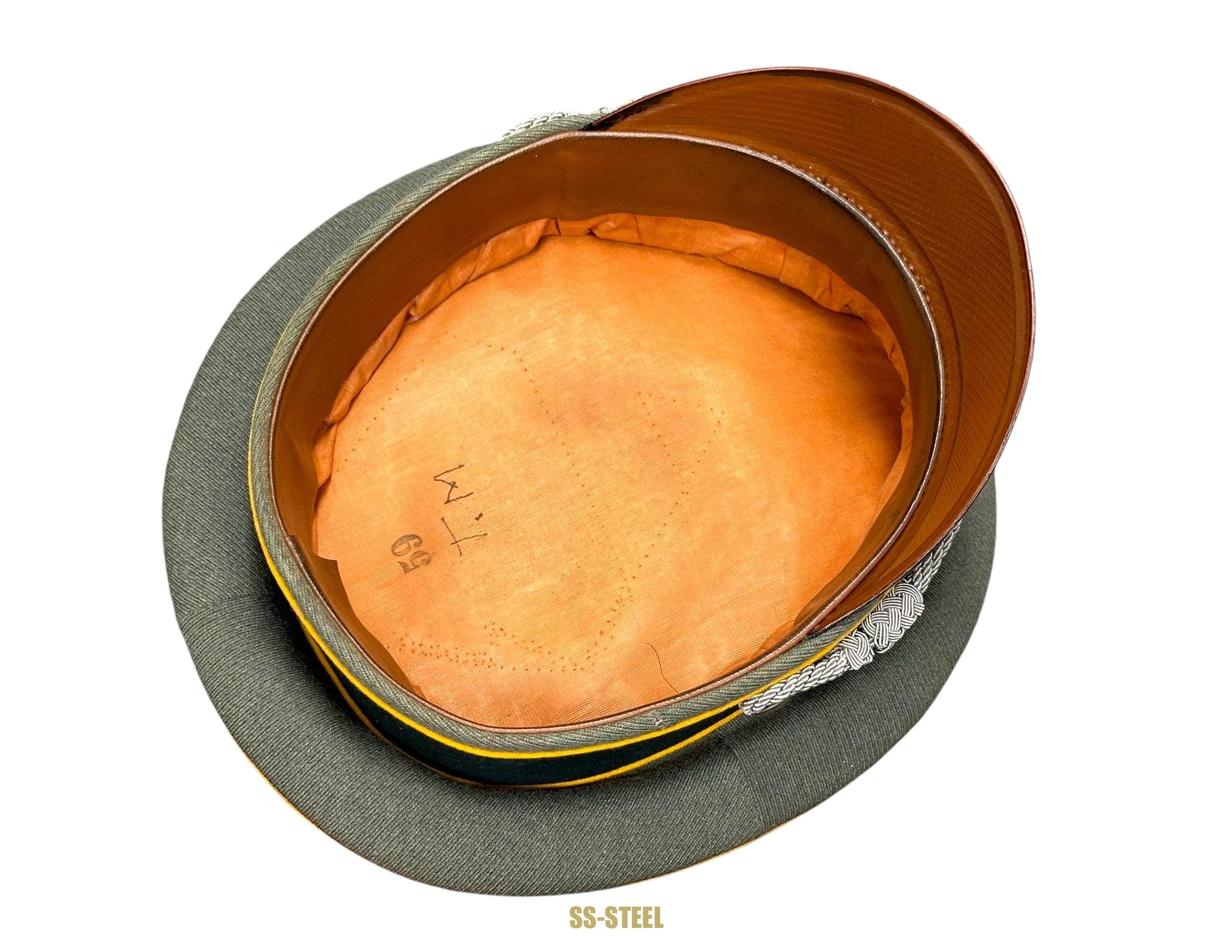 Cavalry Early Officer Visor 1938 Vet Marked - Image 9