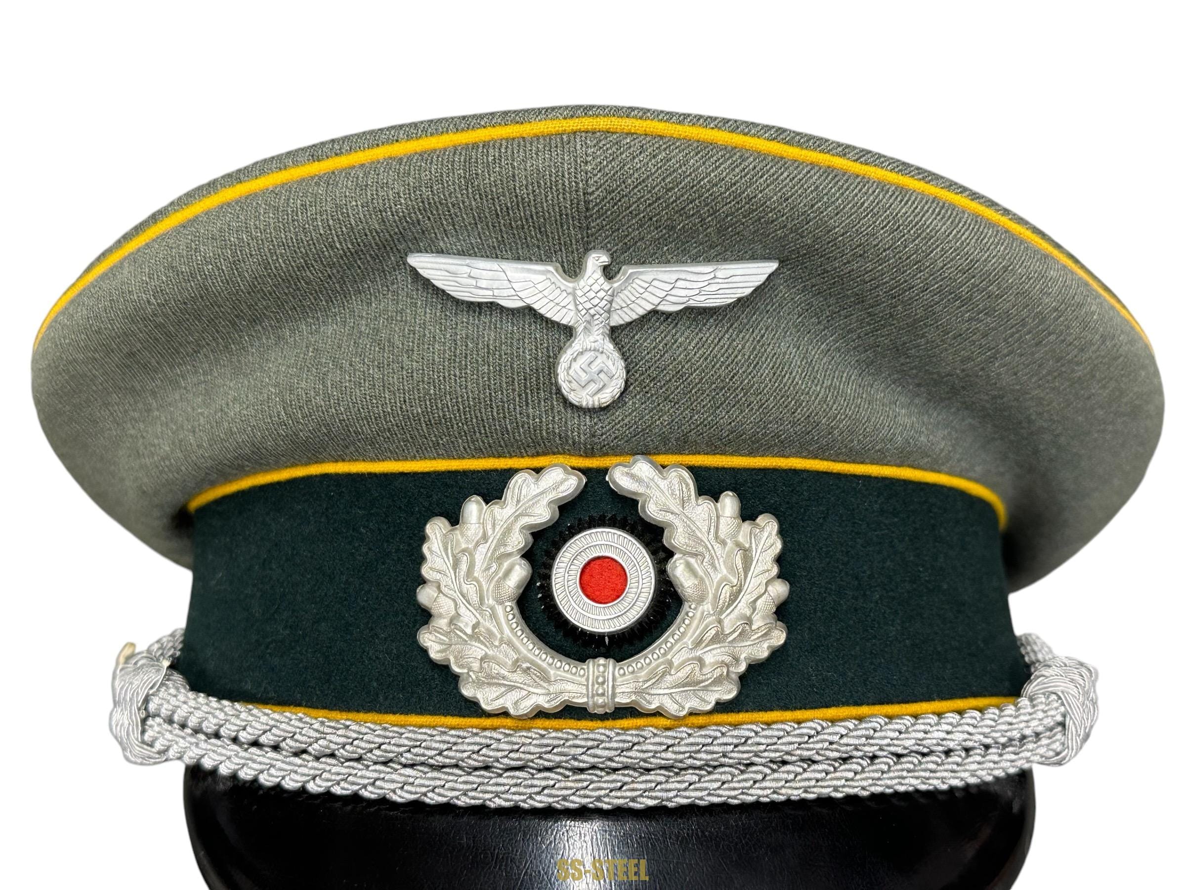 Cavalry Early Officer Visor 1938 Vet Marked - Image 13