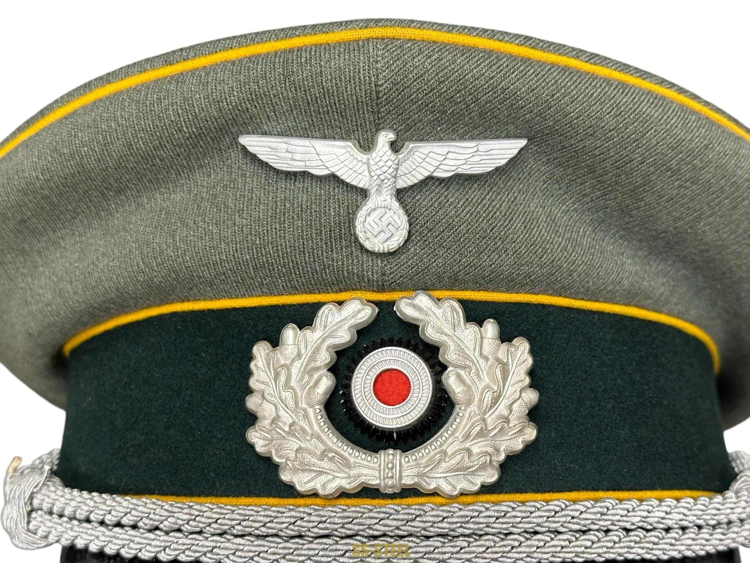 Cavalry Early Officer Visor 1938 Vet Marked - Image 14