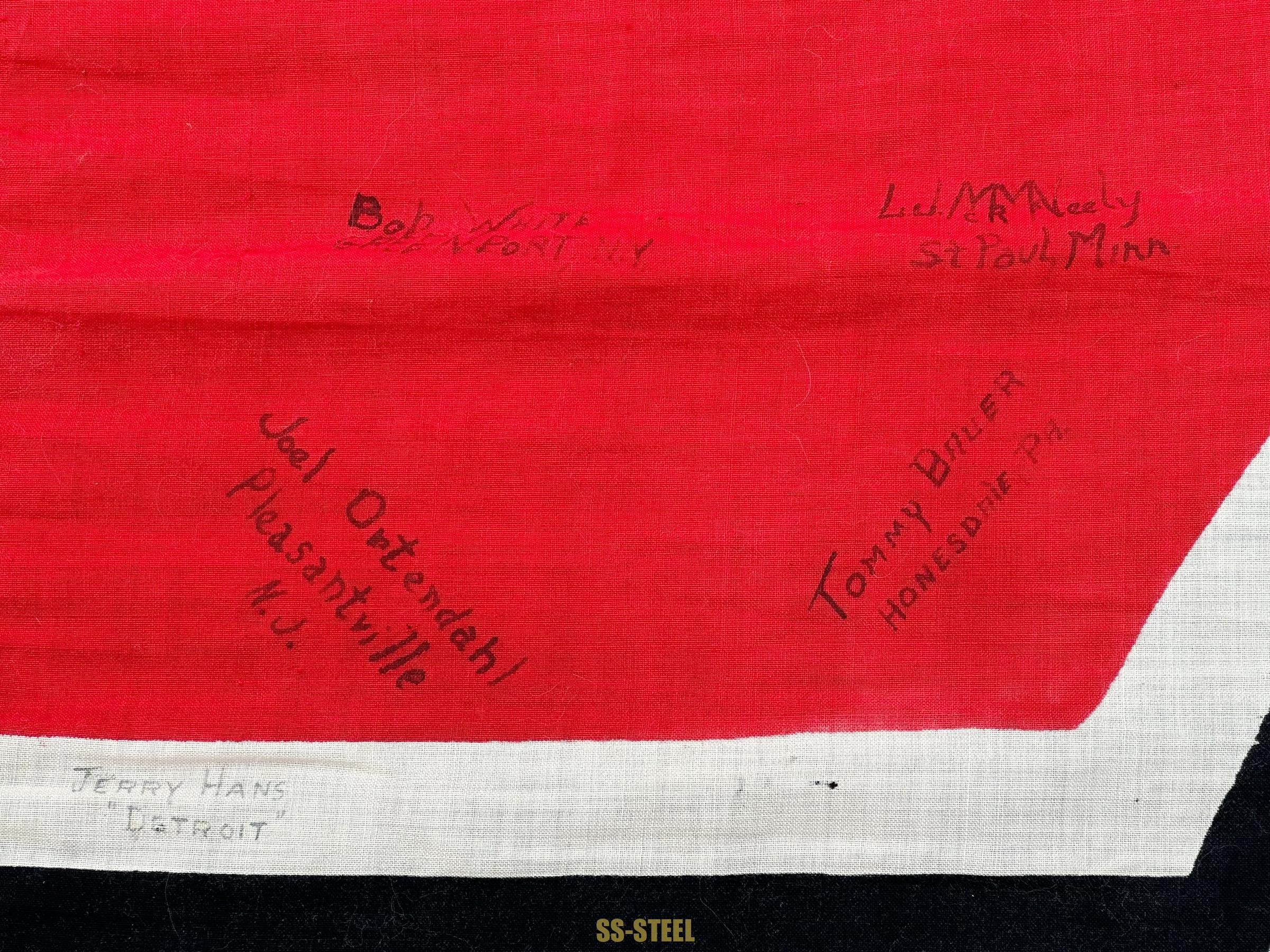 Kriegsmarine VET TROPHY SIGNED Flag - Image 15