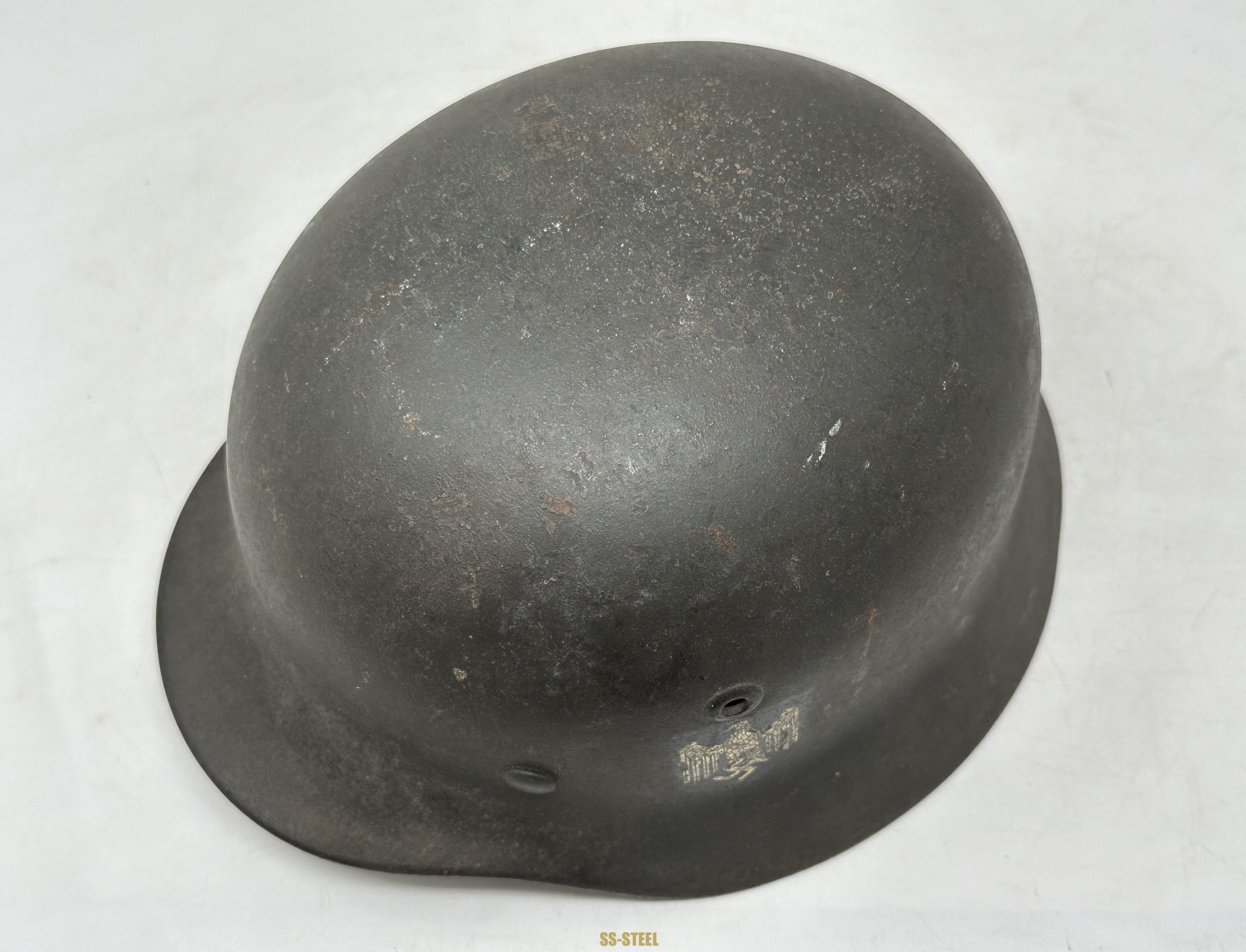 Splinter Camo Cover w/ Single Decal Heer Helmet - Image 28