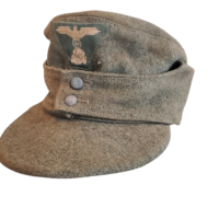 Service-Used Waffen-SS M43 Cap
