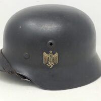 Service Used Heer M40 Single Decal Helmet