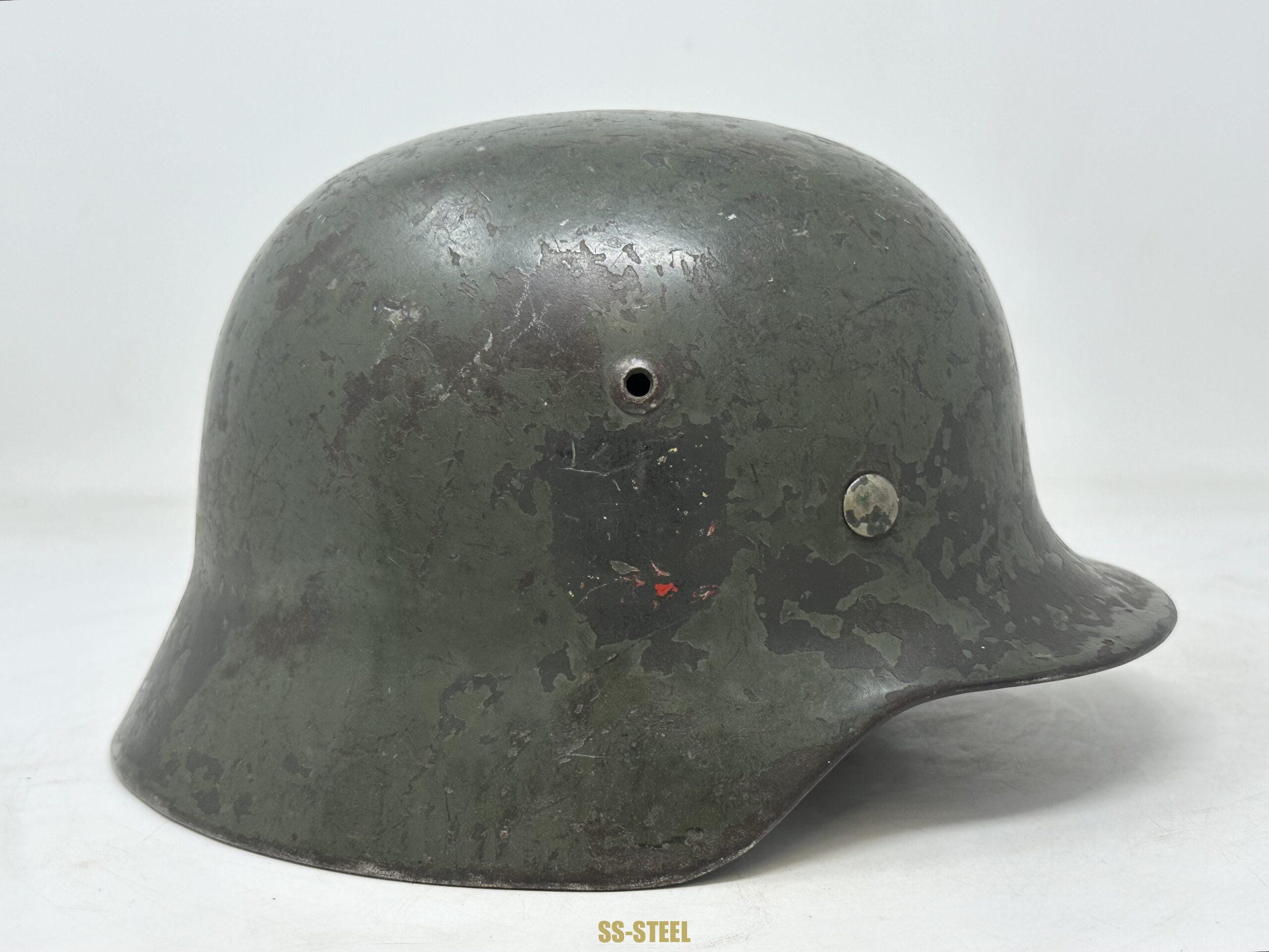 Heer M35 Ex DD Helmet, RARE Size 60 - Image 6