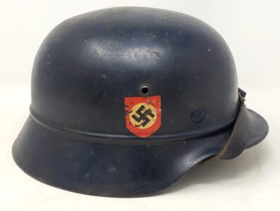 Large Size Beaded Luftschutz Polizei Helmet - Image 4