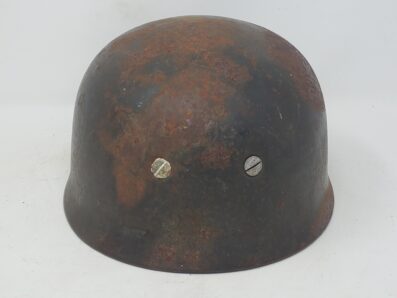 Attic Condition Vet Bringback German FJ Helmet, Large Size - Image 11