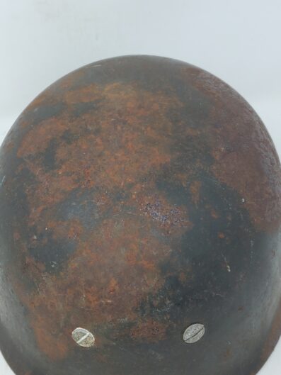 Attic Condition Vet Bringback German FJ Helmet, Large Size - Image 12