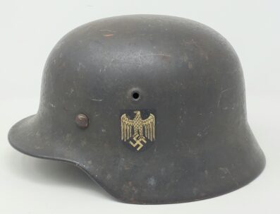 Heer M40 Single Decal Helmet, Named