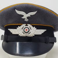 Sharp Hermann Göring Fallschirmjäger NCO visor, Named and Unit Marked