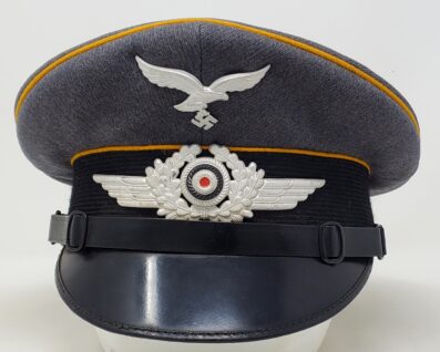 Sharp Hermann Göring Fallschirmjäger NCO visor, Named and Unit Marked