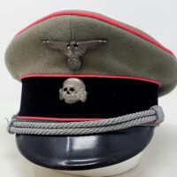 Exquisite Waffen SS Panzer Officer's Visor Cap by Erel