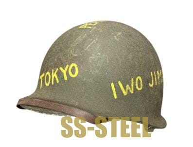 Pearl Harbor WWII US M1 Pacific Theatre Vet Trophy Helmet