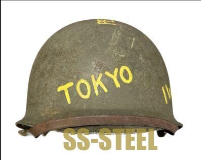 Pearl Harbor WWII US M1 Pacific Theatre Vet Trophy Helmet - Image 4