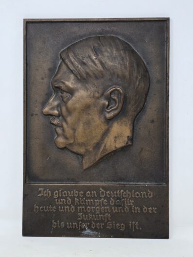 A.H. Bronze Wall Plaque