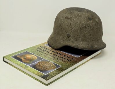 Heer Woodchip Camouflage M40 Helmet, Jan Meland Published - Image 3