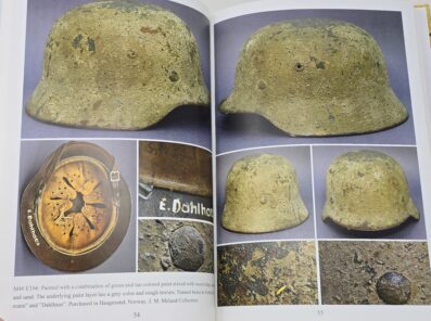 Heer Woodchip Camouflage M40 Helmet, Jan Meland Published - Image 2