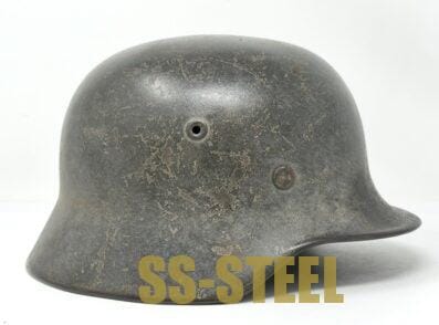 Heer M40 Single Decal Whitewash Camo Helmet - Image 6