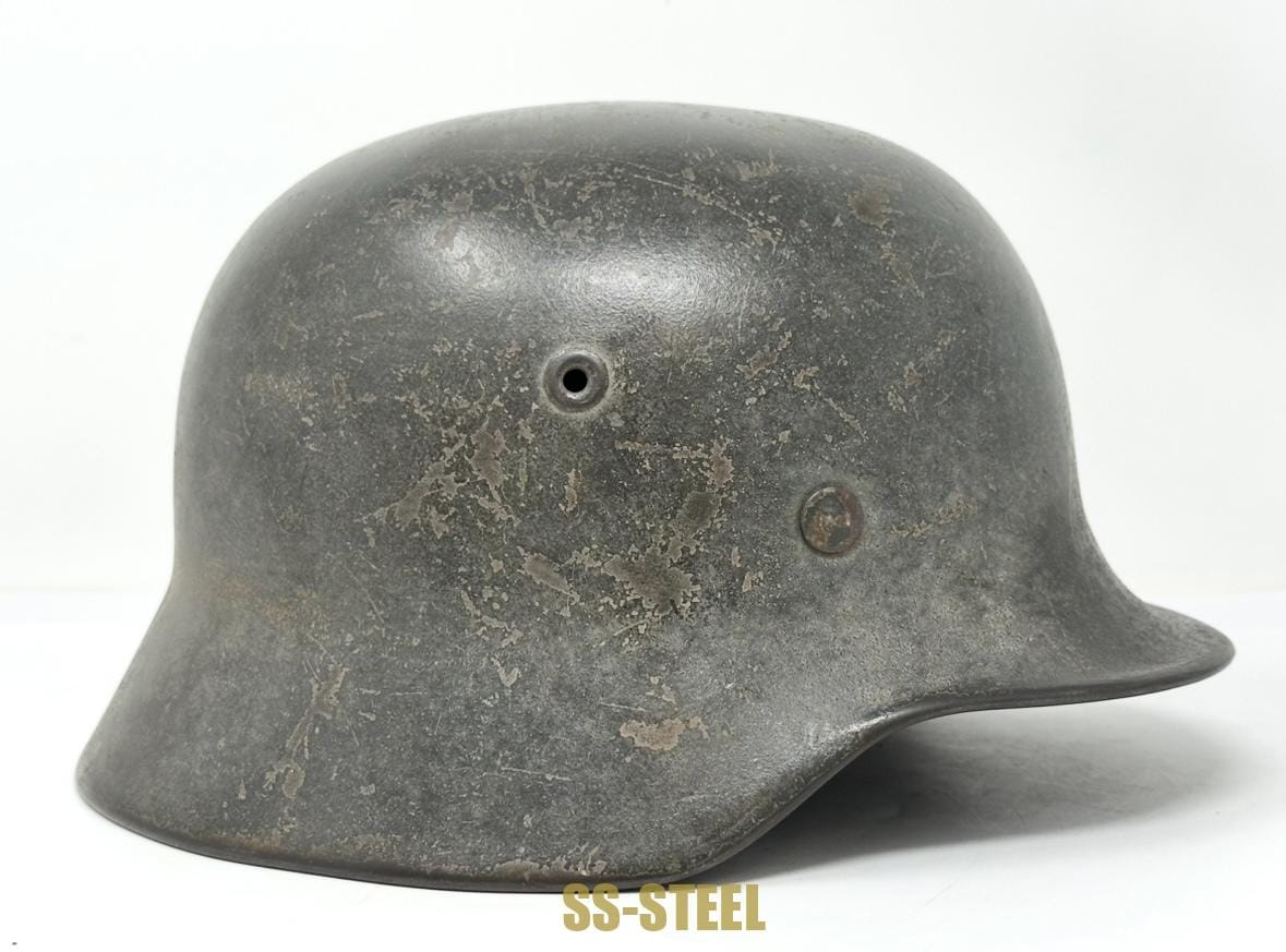 Heer M40 Single Decal Whitewash Camo Helmet - Image 6