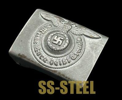 SS EM/NCO Belt Buckle Marked RZM 155/40 SS By Assmann - Image 3