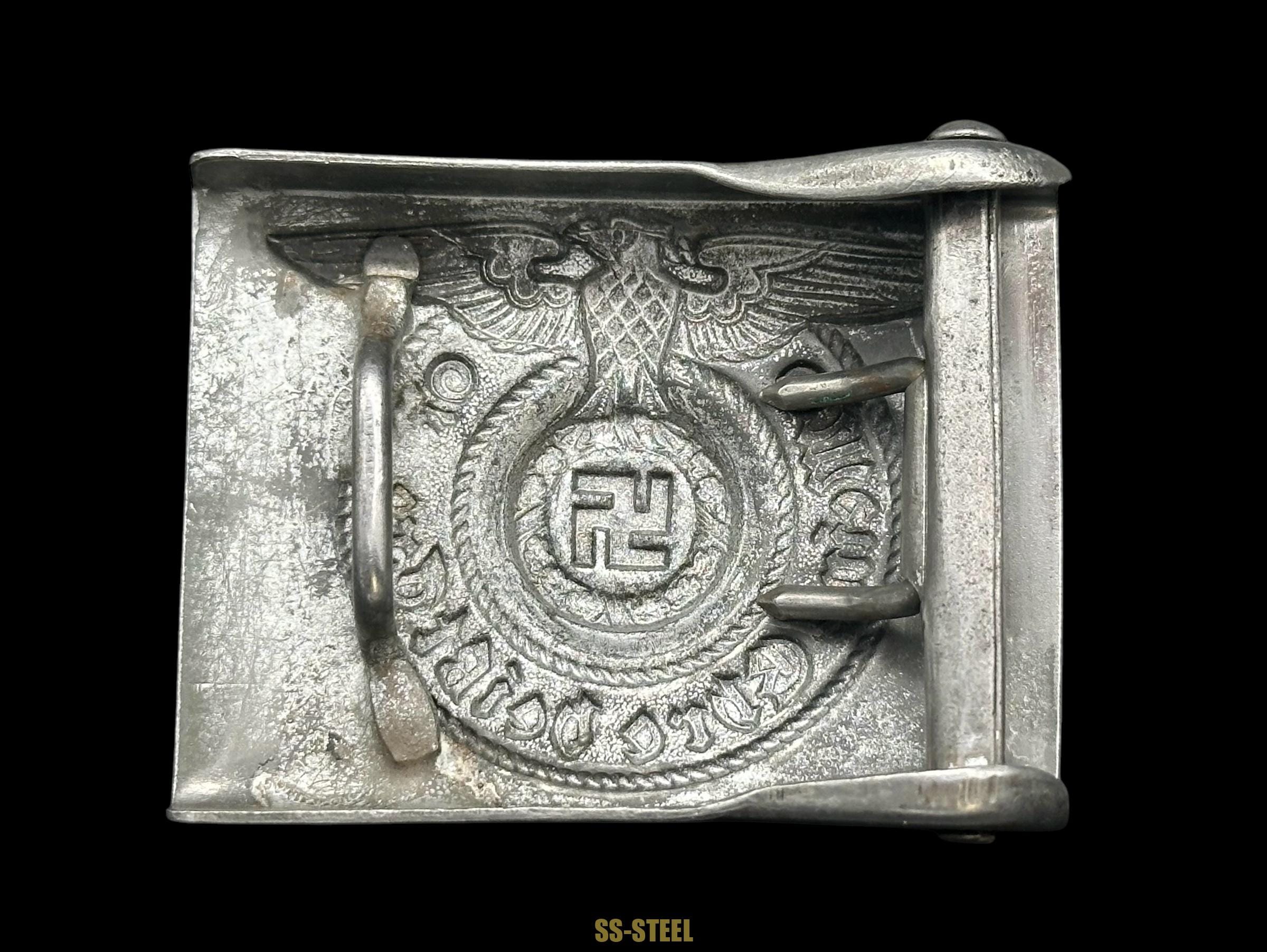 SS EM/NCO Belt Buckle Marked RZM 155/40 SS By Assmann - Image 4